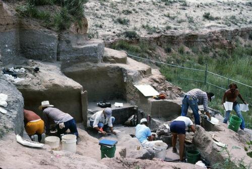 Excavations at Blackwater Draw site, New Mexico
